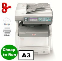 Crawley, Horley and Gatwick for sale refurbished colour A3 photocopier, OKI ES8460dn extremely reliable, service garuntee, and cheap to run